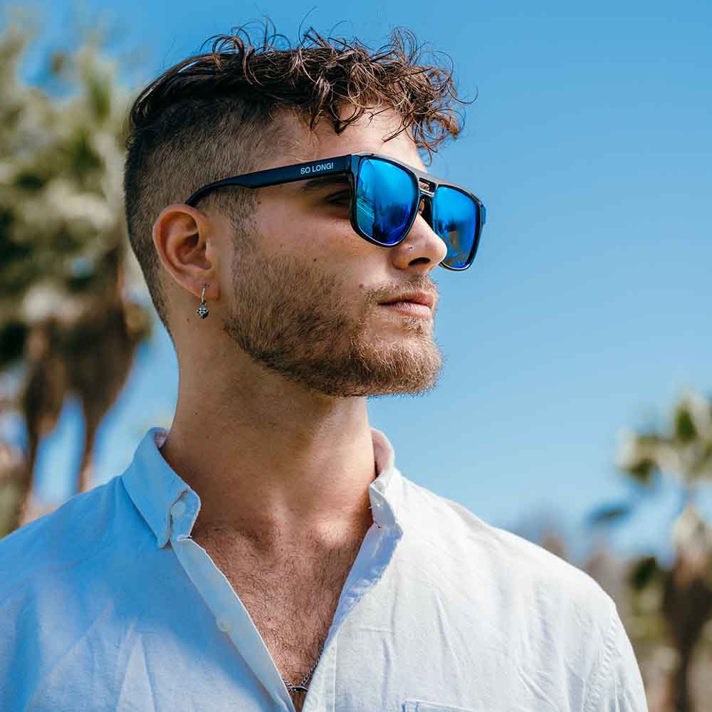 Lente de Sol So Long Wave Curl Cuadrado Polarizado Unisex