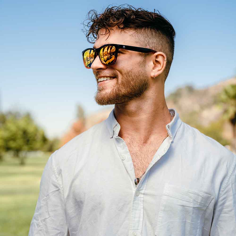 Lentes de Sol So Long Geezer On Fire Cuadrados Polarizados Unisex