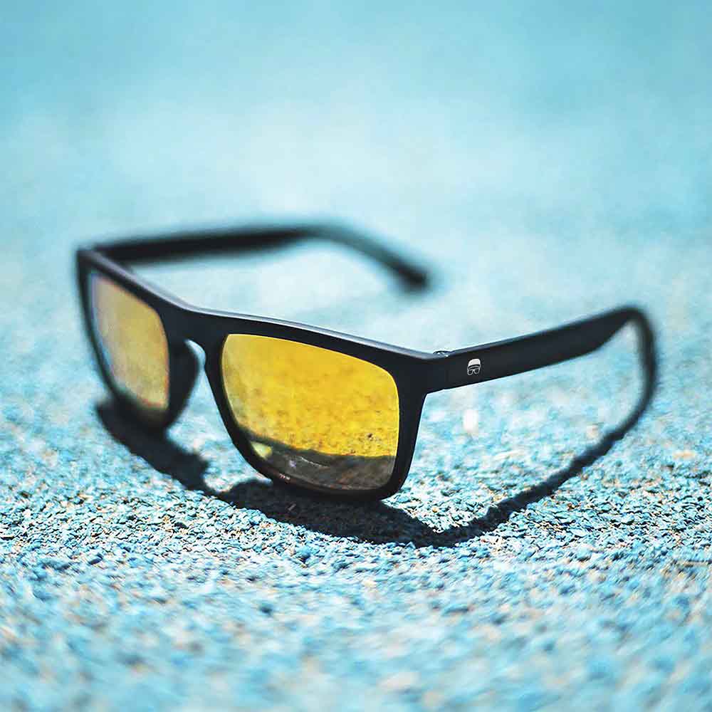 Lente de Sol So Long Baker Hawk Rectangulares Espejado Unisex