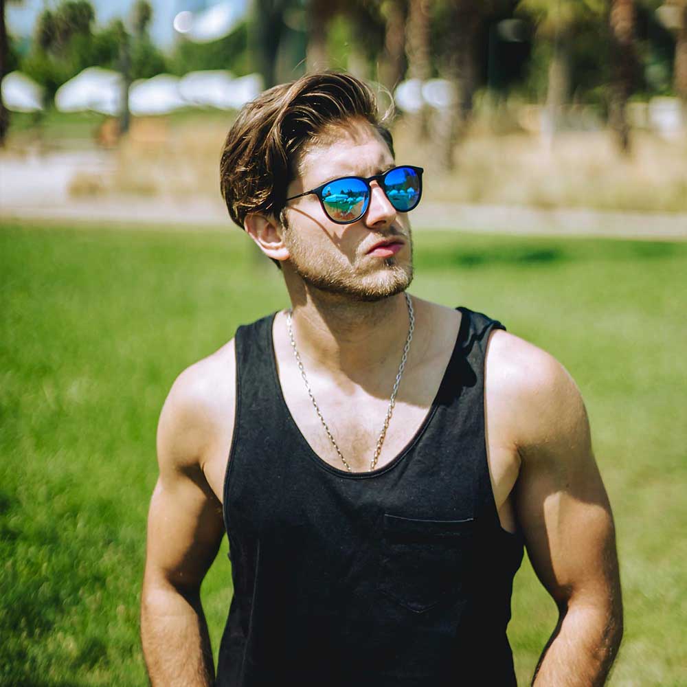 Lente de Sol So Long Atticus Space Ovalado Polarizado Unisex