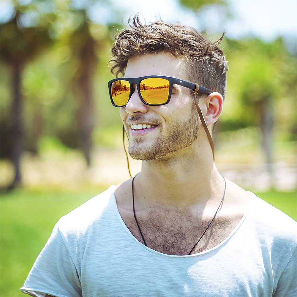 Lente de Sol So Long Baker Hawk Rectangulares Espejado Unisex