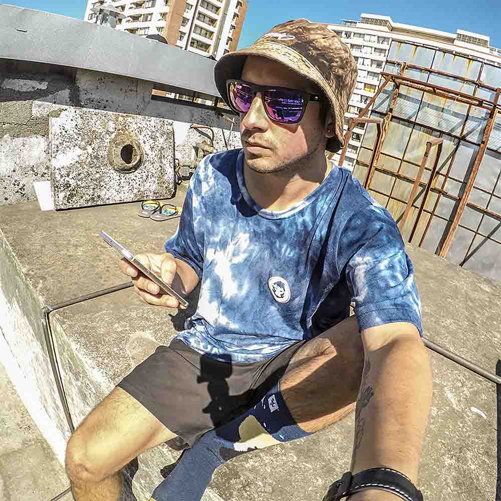 Lente de Sol So Long Baker Seven Rectangular Polarizado Unisex