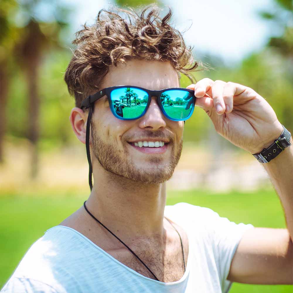 Lentes de Sol So Long Geezer Blue Monday Cuadrados Polarizados Unisex