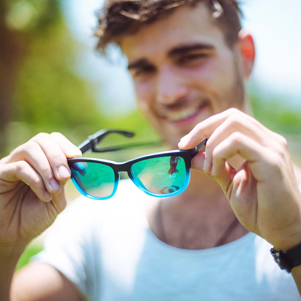 Lentes de Sol So Long Geezer Blue Monday Cuadrados Polarizados Unisex