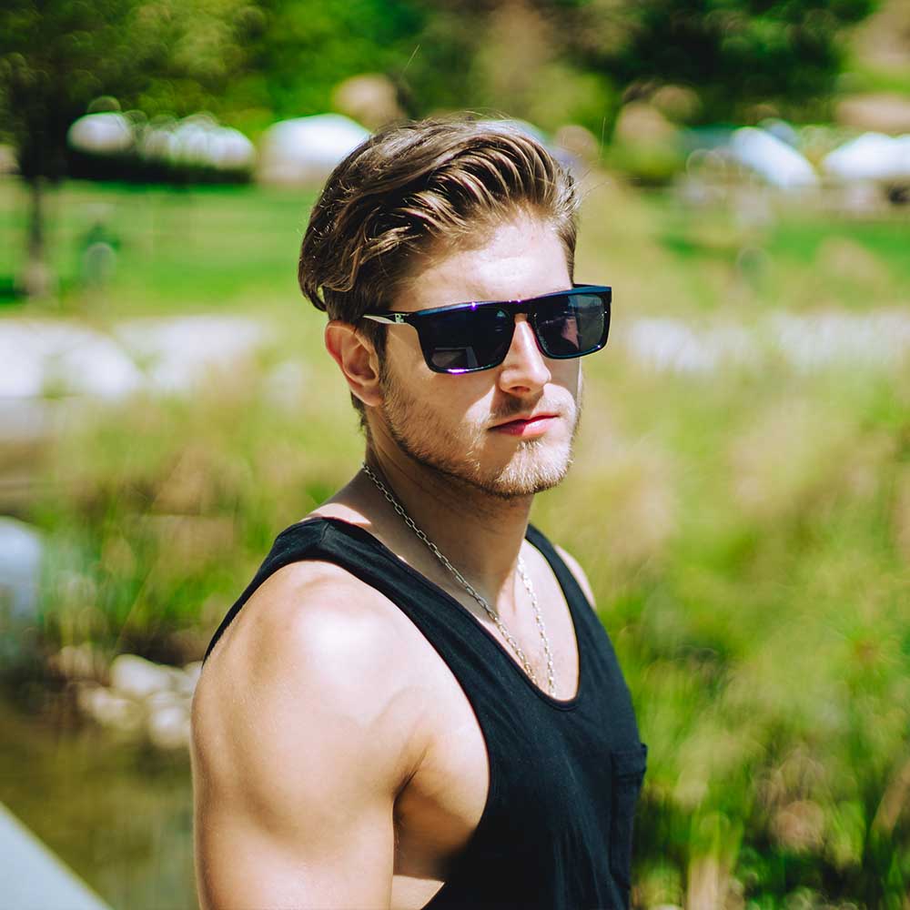 Lente de Sol So Long Panther Negro Unisex