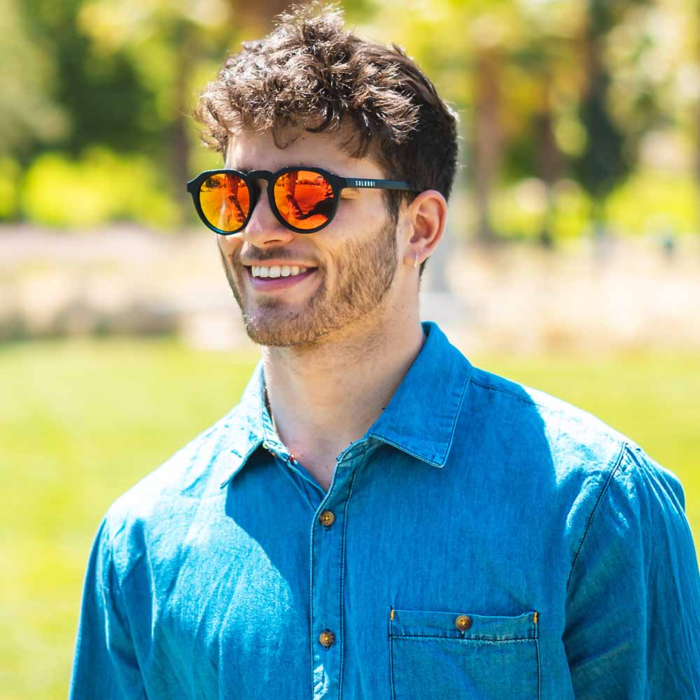 Lente de Sol So Long Smash Addictive Redondo Polarizado Unisex