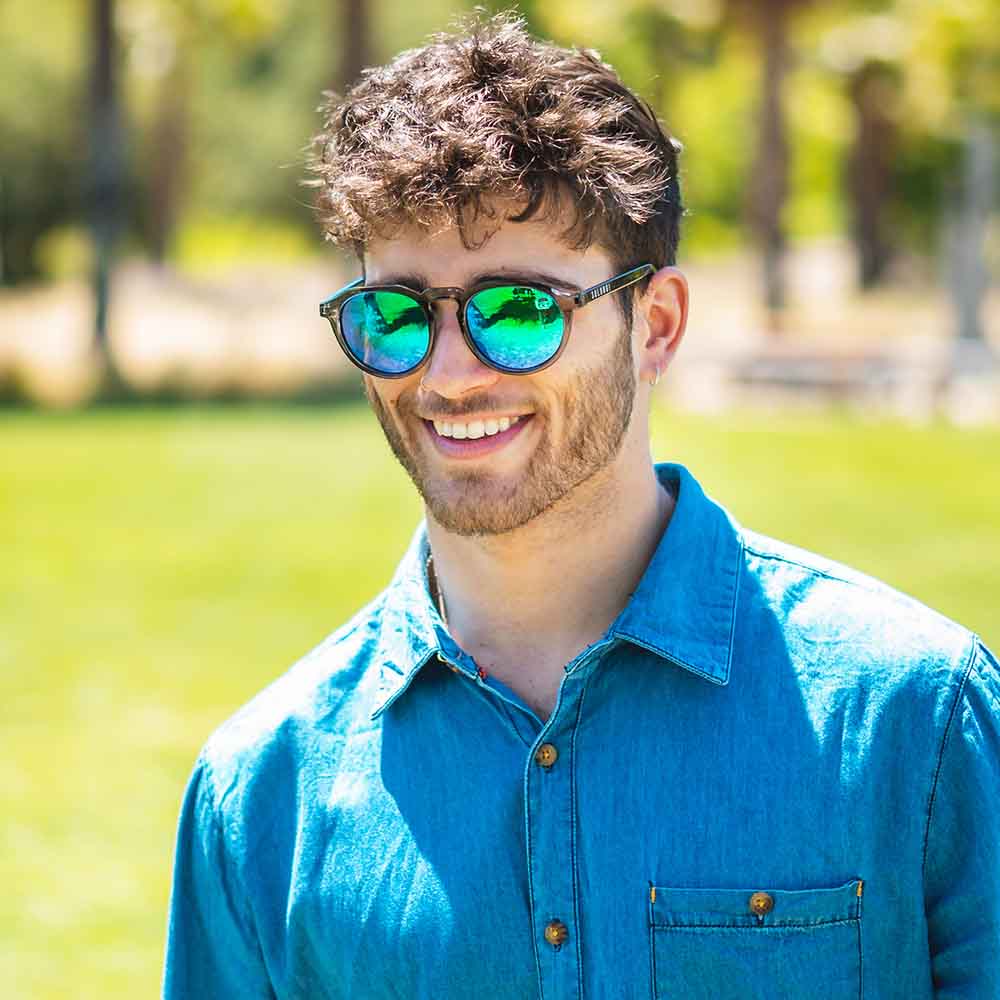 Lente de Sol So Long Smash Curvo Energy Redondo Polarizado Unisex