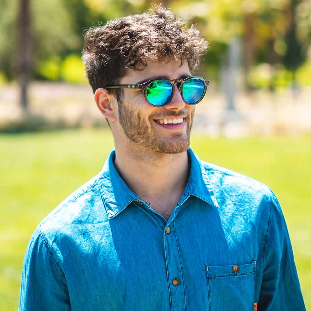 Lente de Sol So Long Smash Curvo Energy Redondo Polarizado Unisex