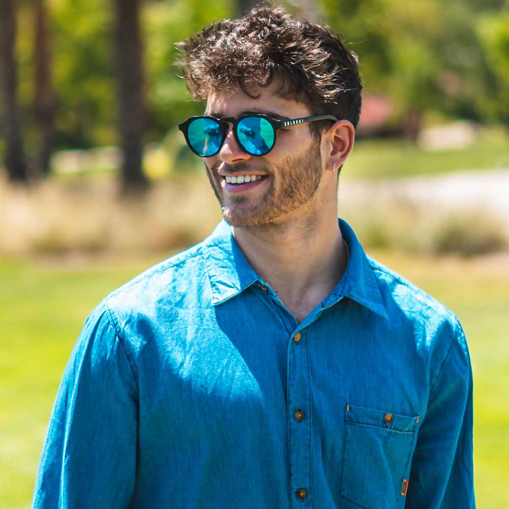 Lente de Sol So Long Smash Ice Redondo Polarizado Unisex