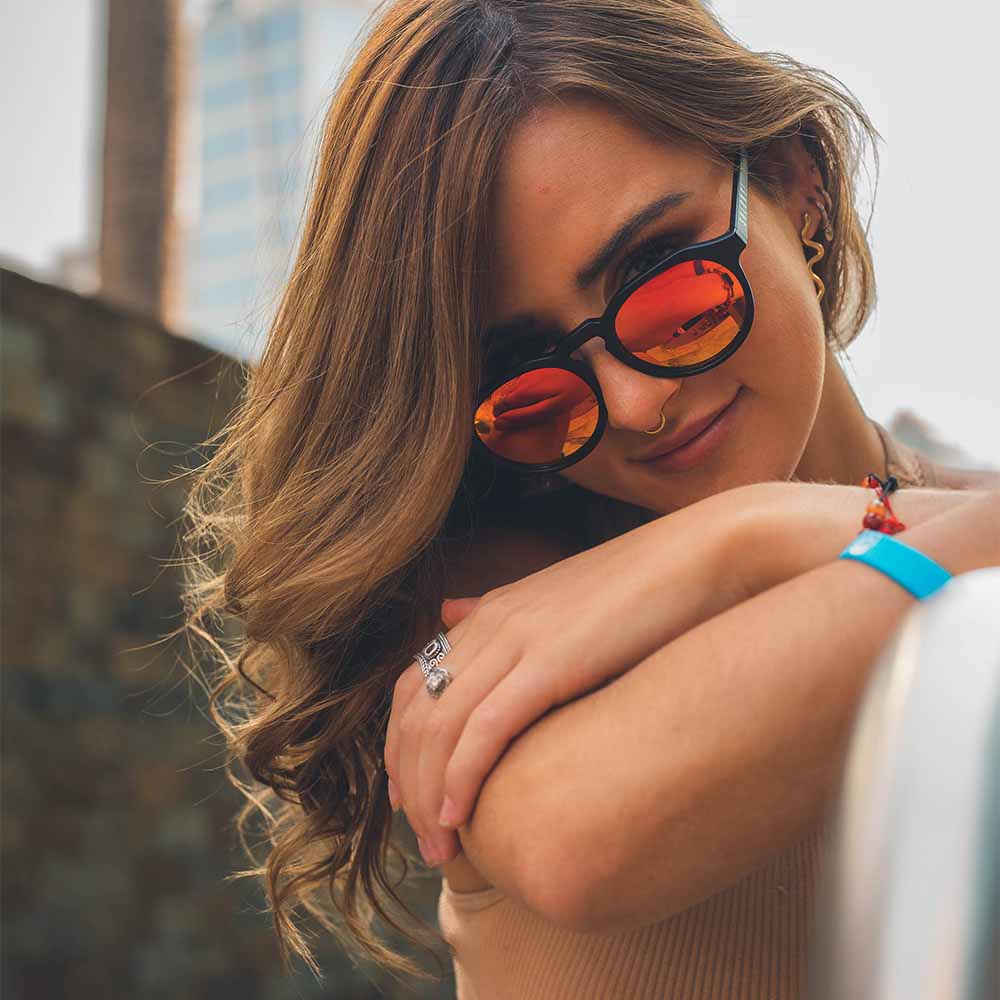 Lente de Sol So Long Smash Addictive Redondo Polarizado Unisex