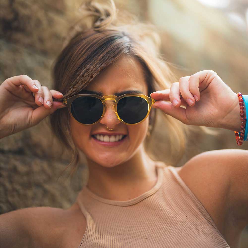 Lente de Sol So Long Smash Curvo Honey Redondo Polarizado Unisex