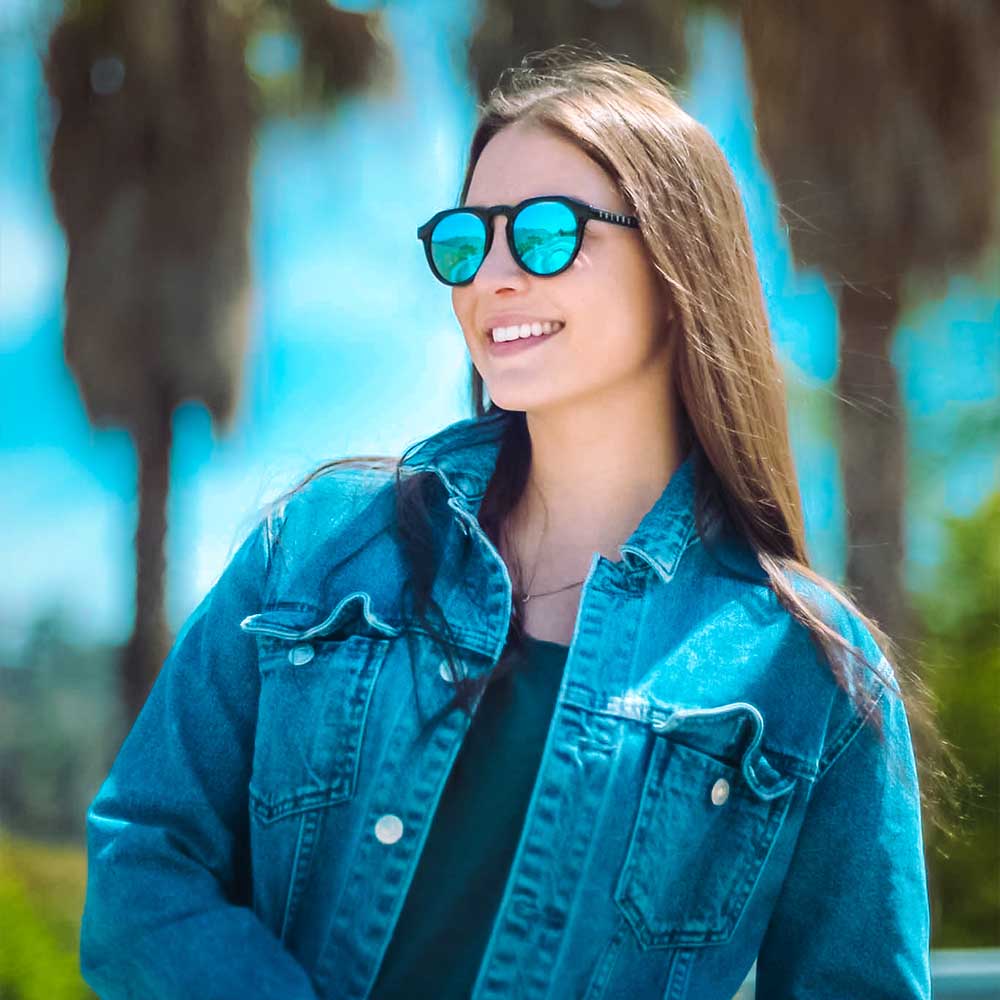 Lente de Sol So Long Smash Ice Redondo Polarizado Unisex