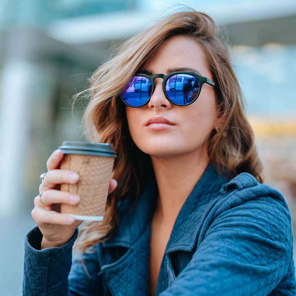 Lente de Sol So Long Smash Punk Redondo Polarizado Unisex