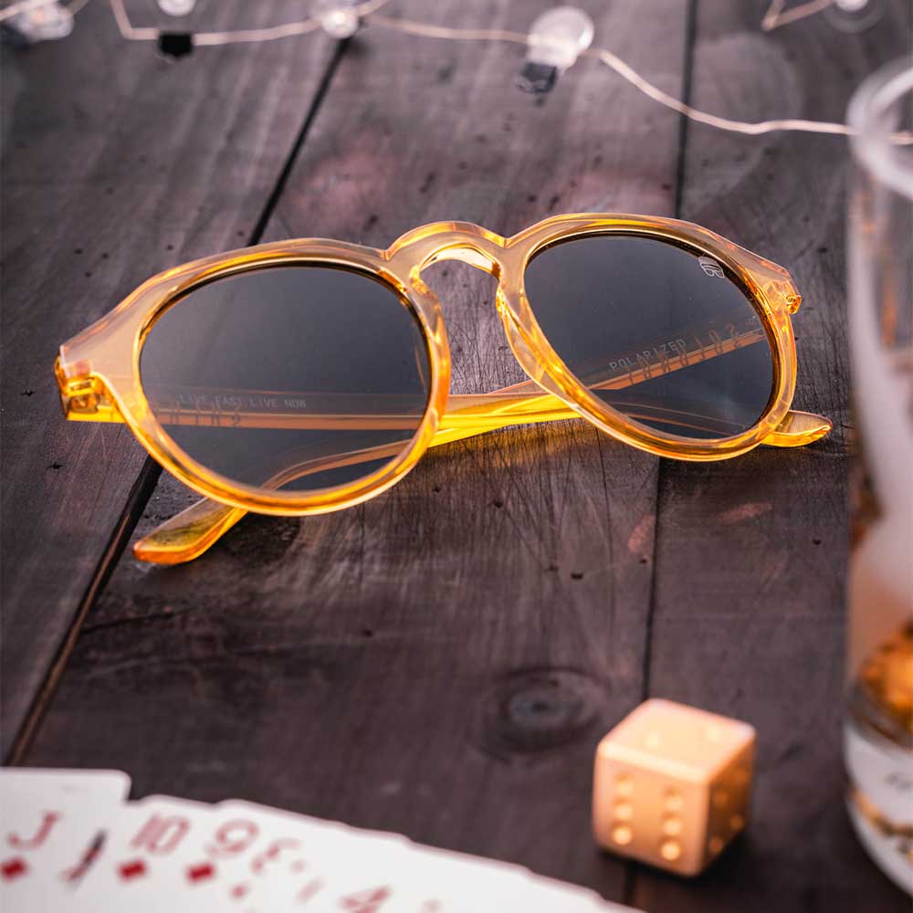 Lente de Sol So Long Smash Curvo Honey Redondo Polarizado Unisex