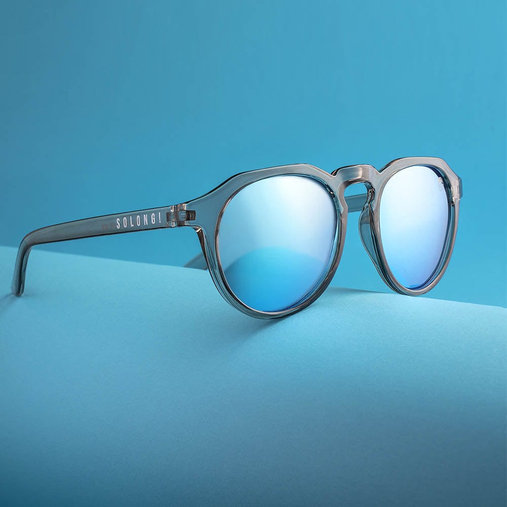 Lente de Sol So Long Smash Curvo Sky Redondo Polarizado Unisex