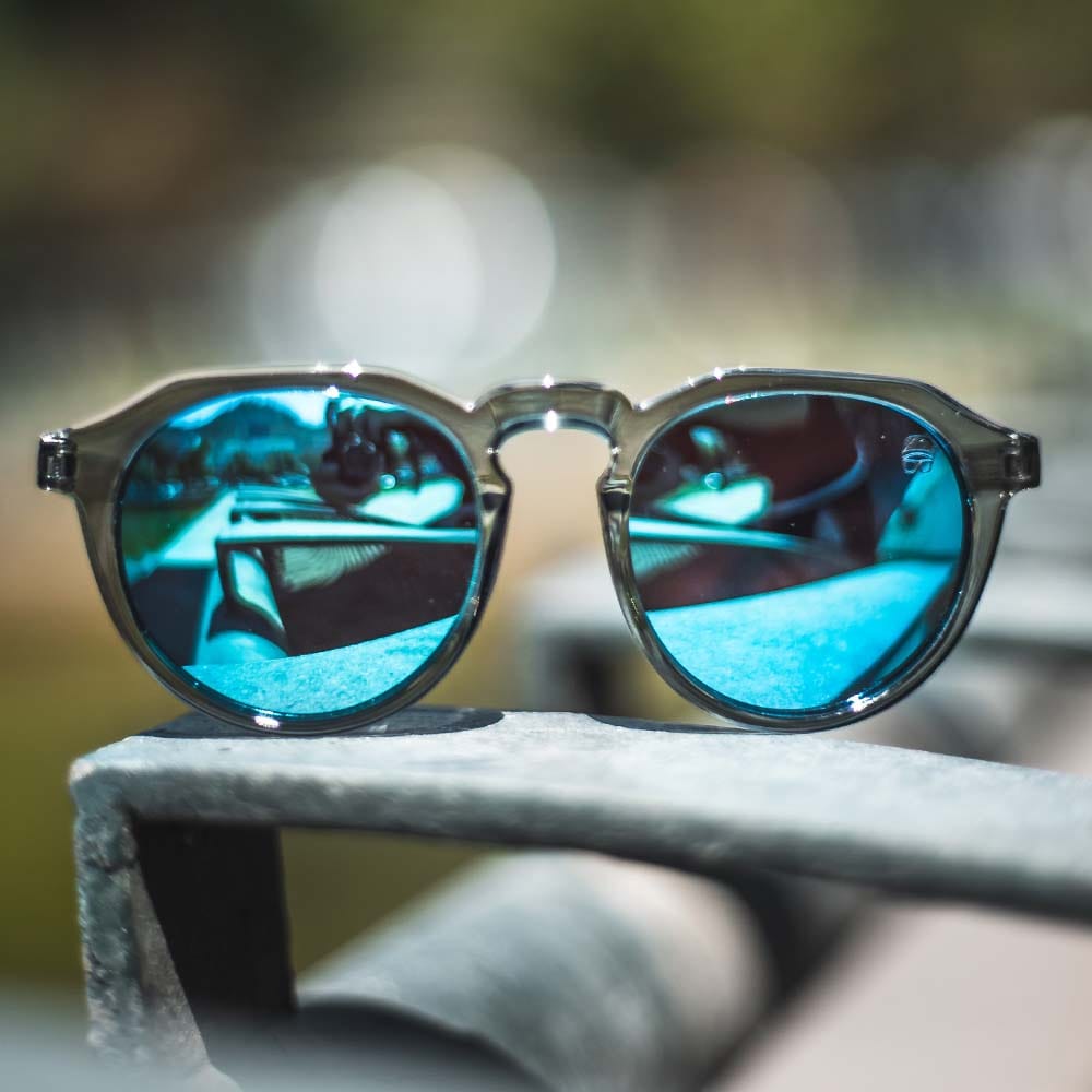 Lente de Sol So Long Smash Curvo Sky Redondo Polarizado Unisex