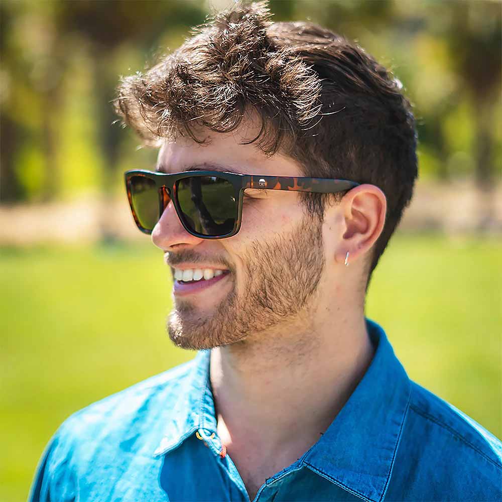 Lente de Sol So Long Baker Hook Rectangulares Espejado Unisex