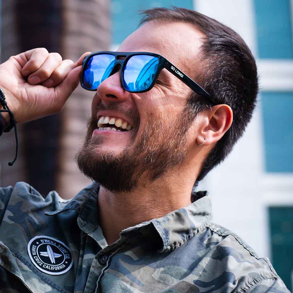 Lente de Sol So Long Wave Curl Cuadrado Polarizado Unisex