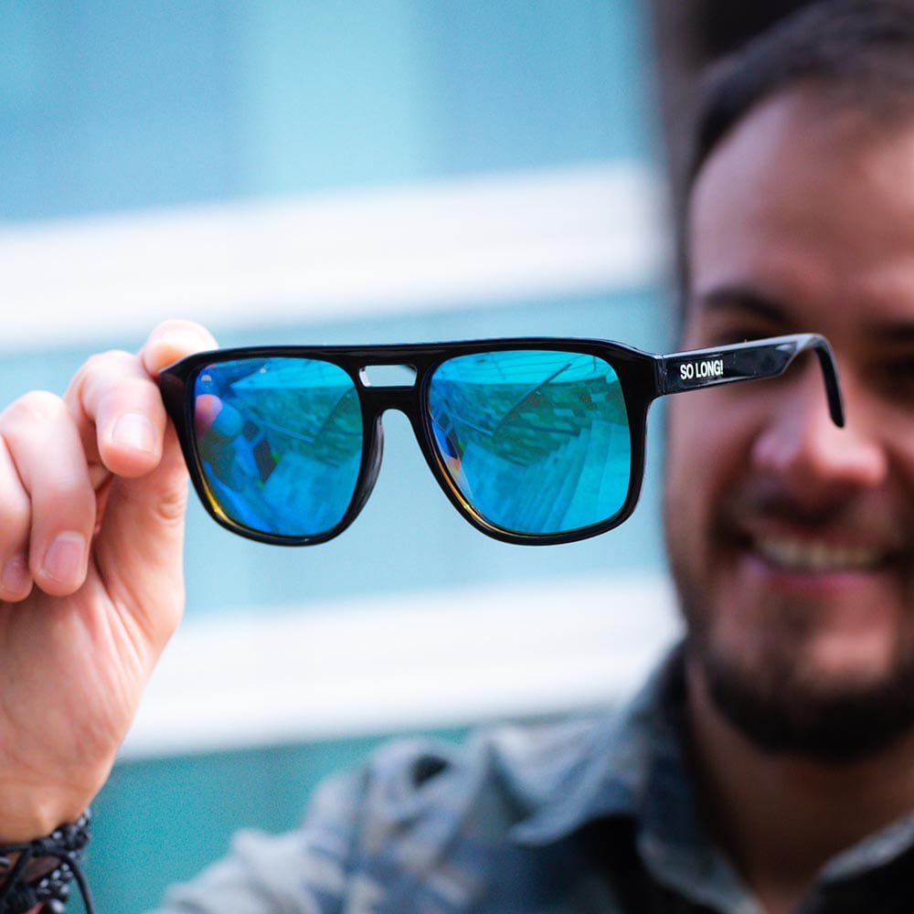 Lente de Sol So Long Wave Curl Cuadrado Polarizado Unisex