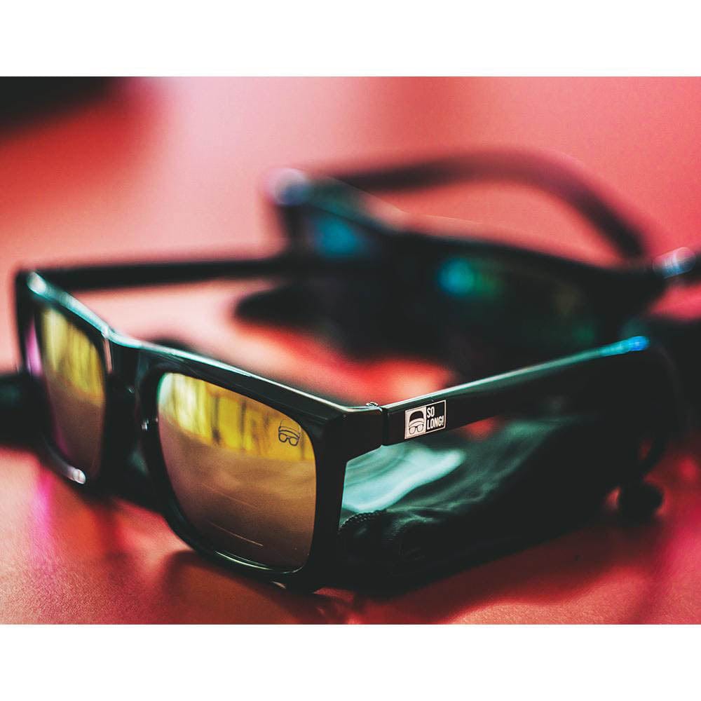 Lente de Sol So Long Panther Sunrise Rectangular Unisex