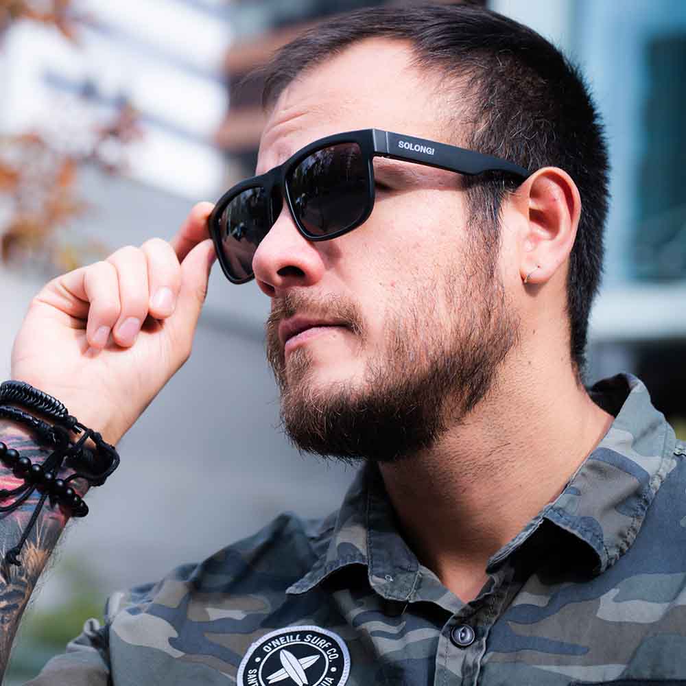 Lente de Sol So Long Rex Praxis Cuadrado Polarizado Unisex