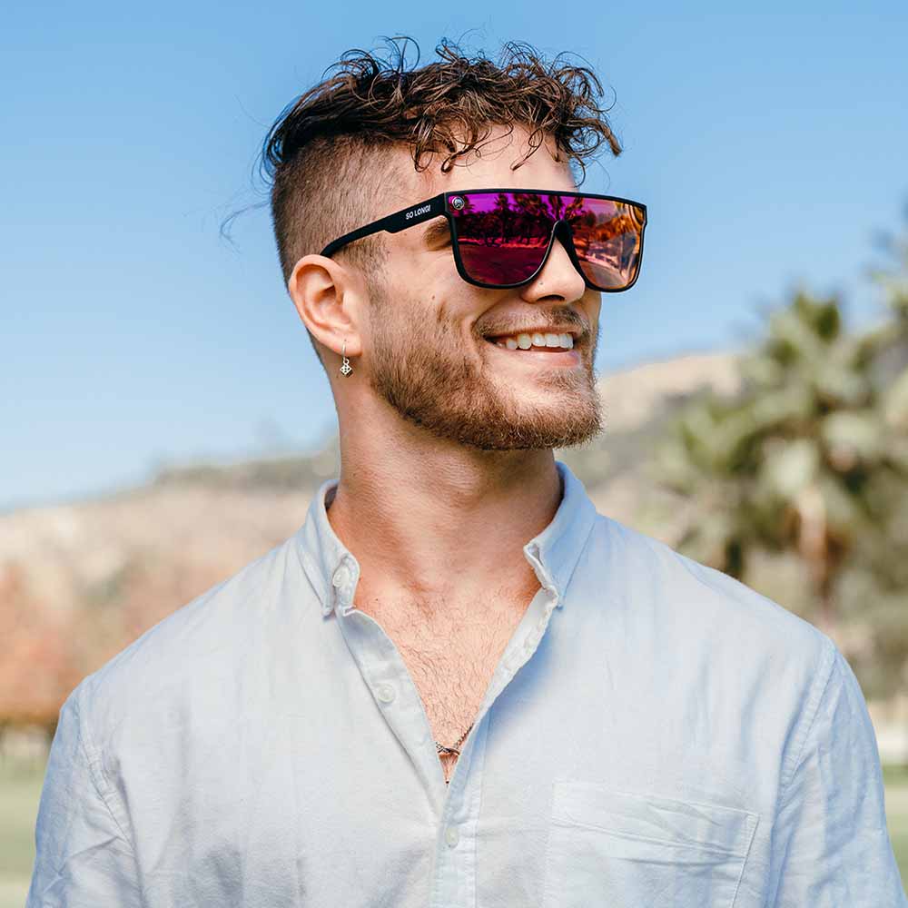 Lente de Sol So Long The Big Collection Sierra Flux Cuadrado Polarizado Unisex