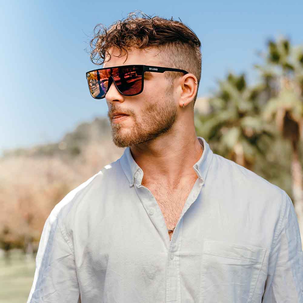 Lente de Sol So Long The Big Collection Sierra Flux Cuadrado Polarizado Unisex