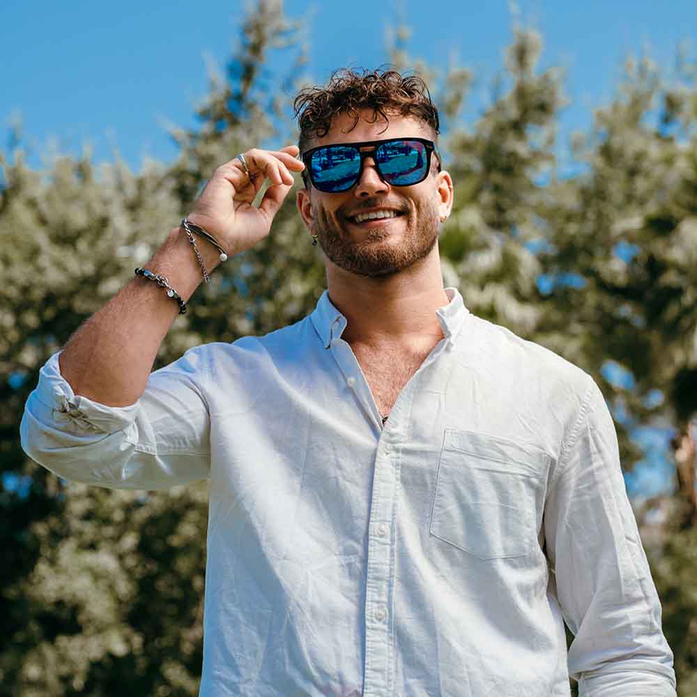 Lente de Sol So Long Wave Curl Cuadrado Polarizado Unisex