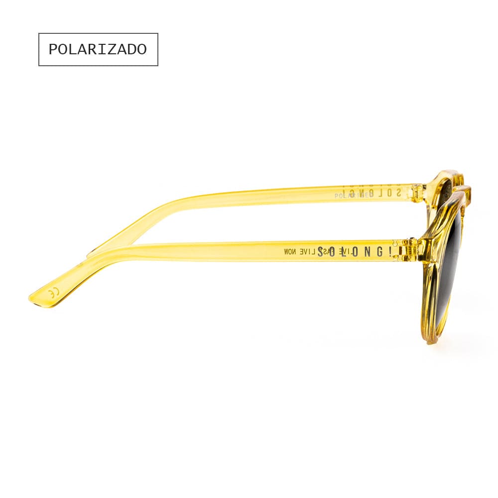 Lente de Sol So Long Smash Curvo Honey Redondo Polarizado Unisex