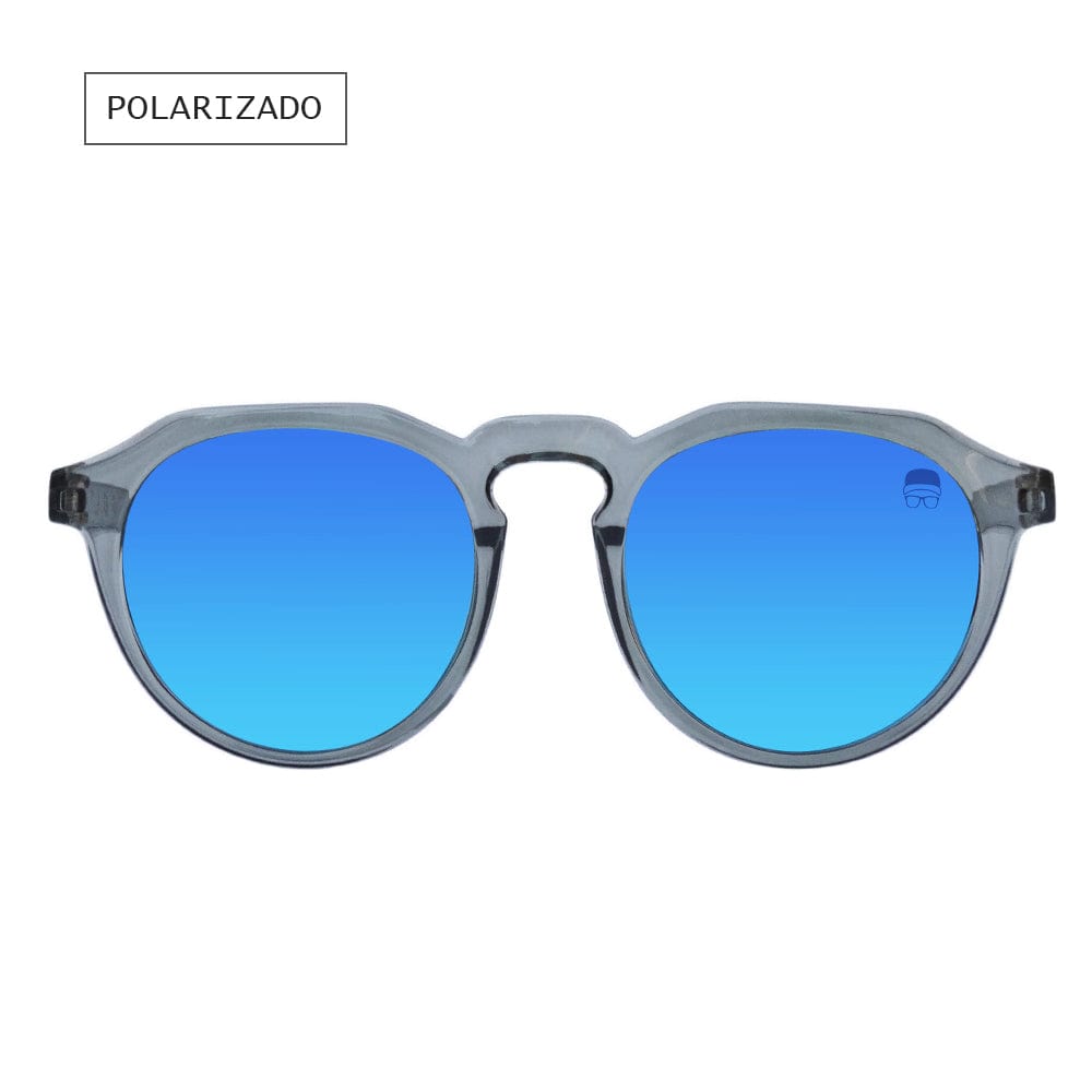 Lente de Sol So Long Smash Curvo Sky Redondo Polarizado Unisex