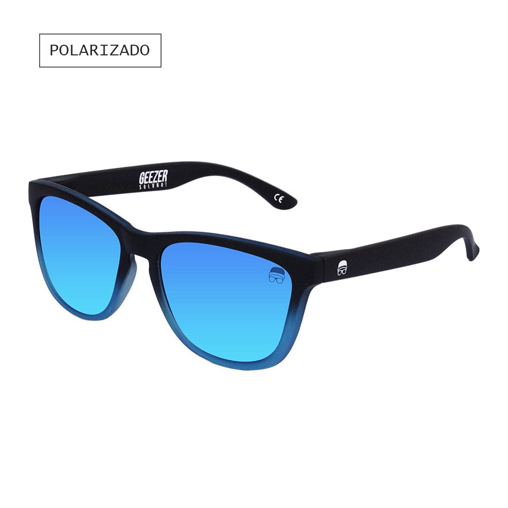 Lentes de Sol So Long Geezer Blue Monday Cuadrados Polarizados Unisex