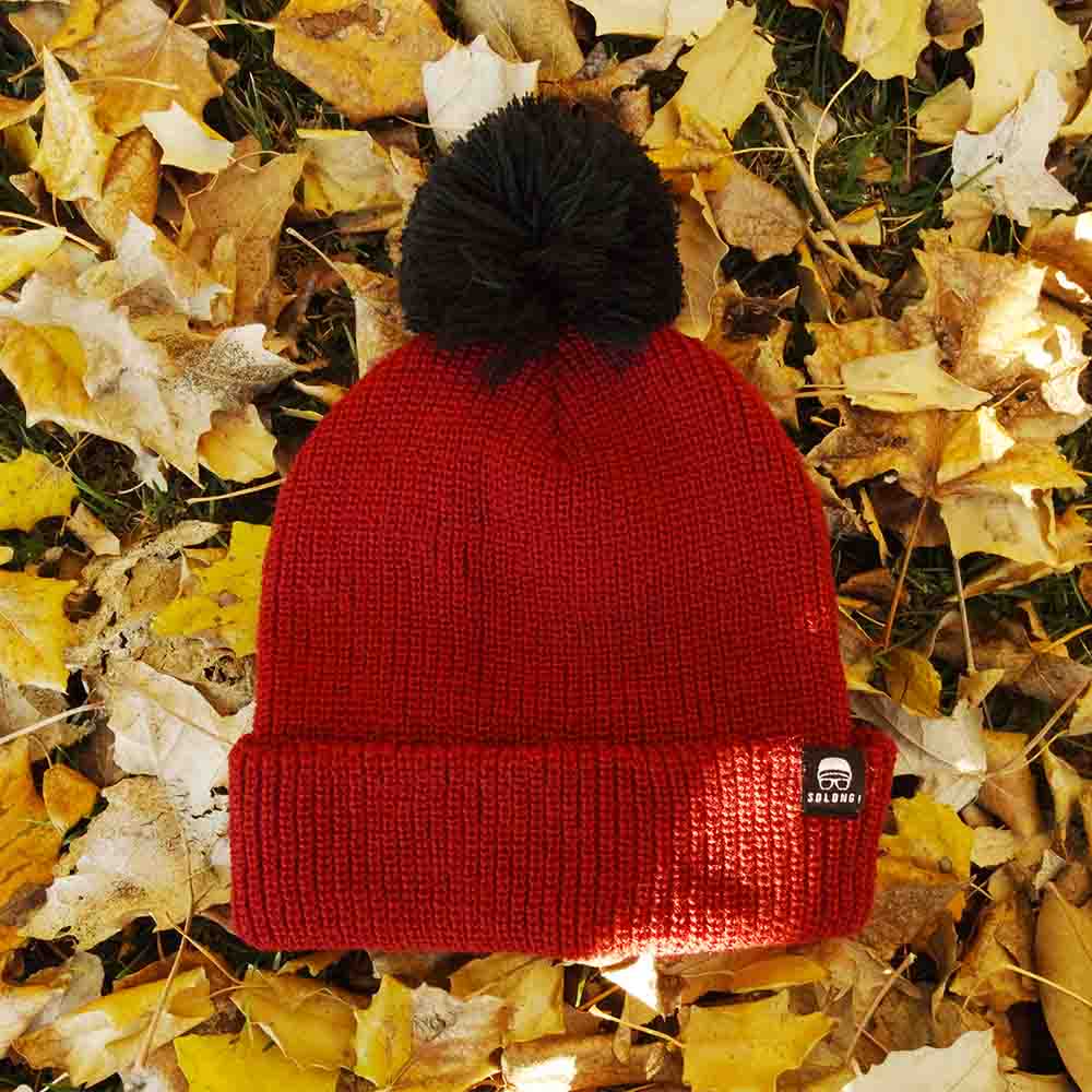 GORRO DE LANA SO LONG pompom beanie Apple unisex 