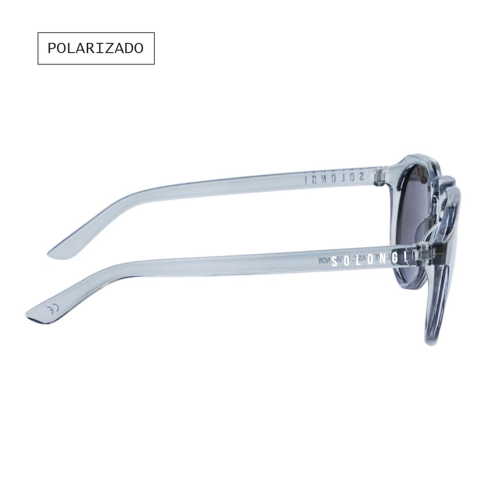 Lente de Sol So Long Smash Curvo Sky Redondo Polarizado Unisex